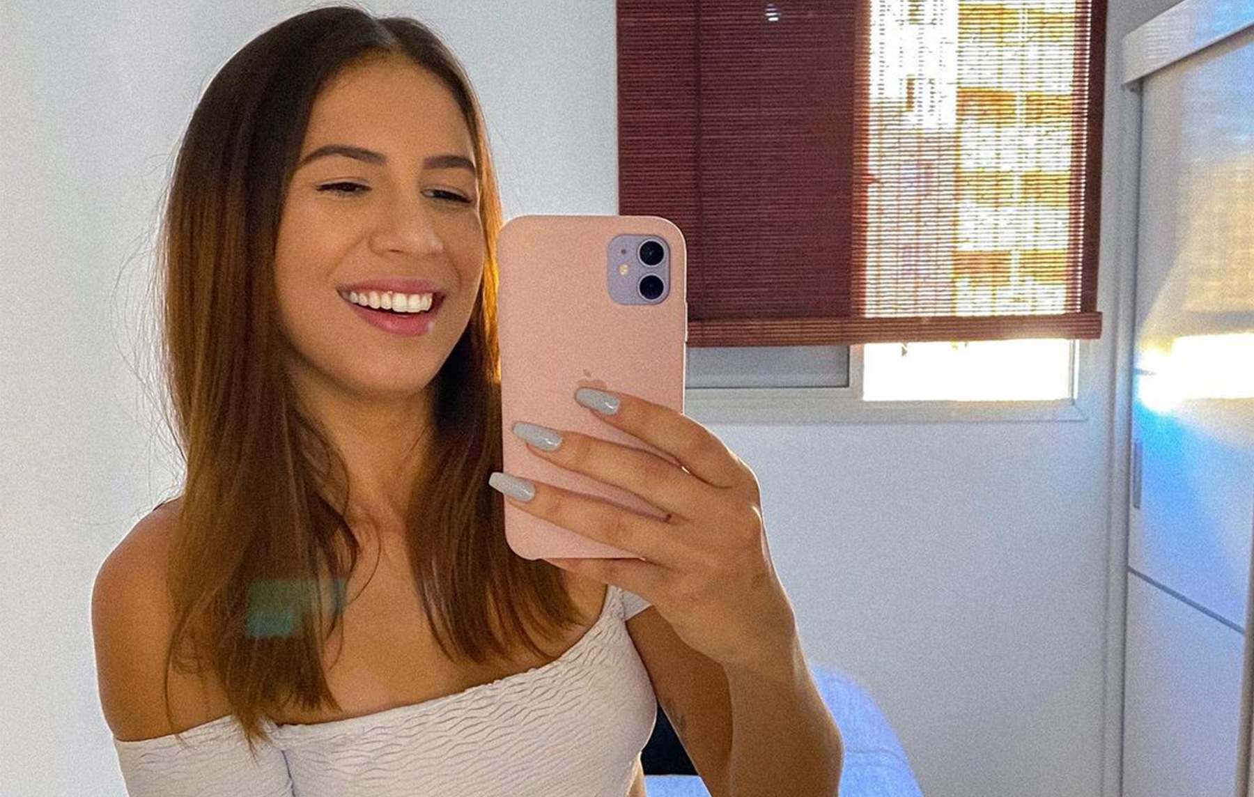 Uma foto minha sorrindo